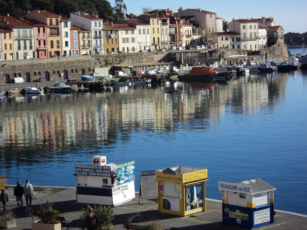 Appartement La Mediterranee Vue Sur Mer Plein Soleil 3 Climatisations Reversibles Port Vendres Phòng bức ảnh